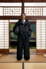 Shige 15oz Khaki Canvas Clasp Bomber Jacket