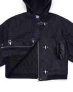 Shige 15oz Khaki Canvas Clasp Bomber Jacket