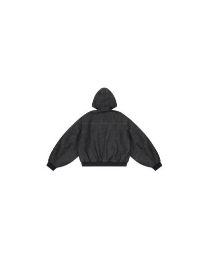 Shinzo Brand Okayama 15oz Raw Black Japanese Denim Clasp Jacket