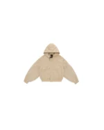 Shige 15oz Khaki Canvas Clasp Bomber Jacket